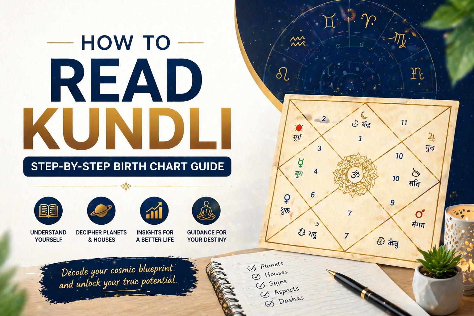 How to Read Kundli: Step-by-Step Birth Chart Guide
