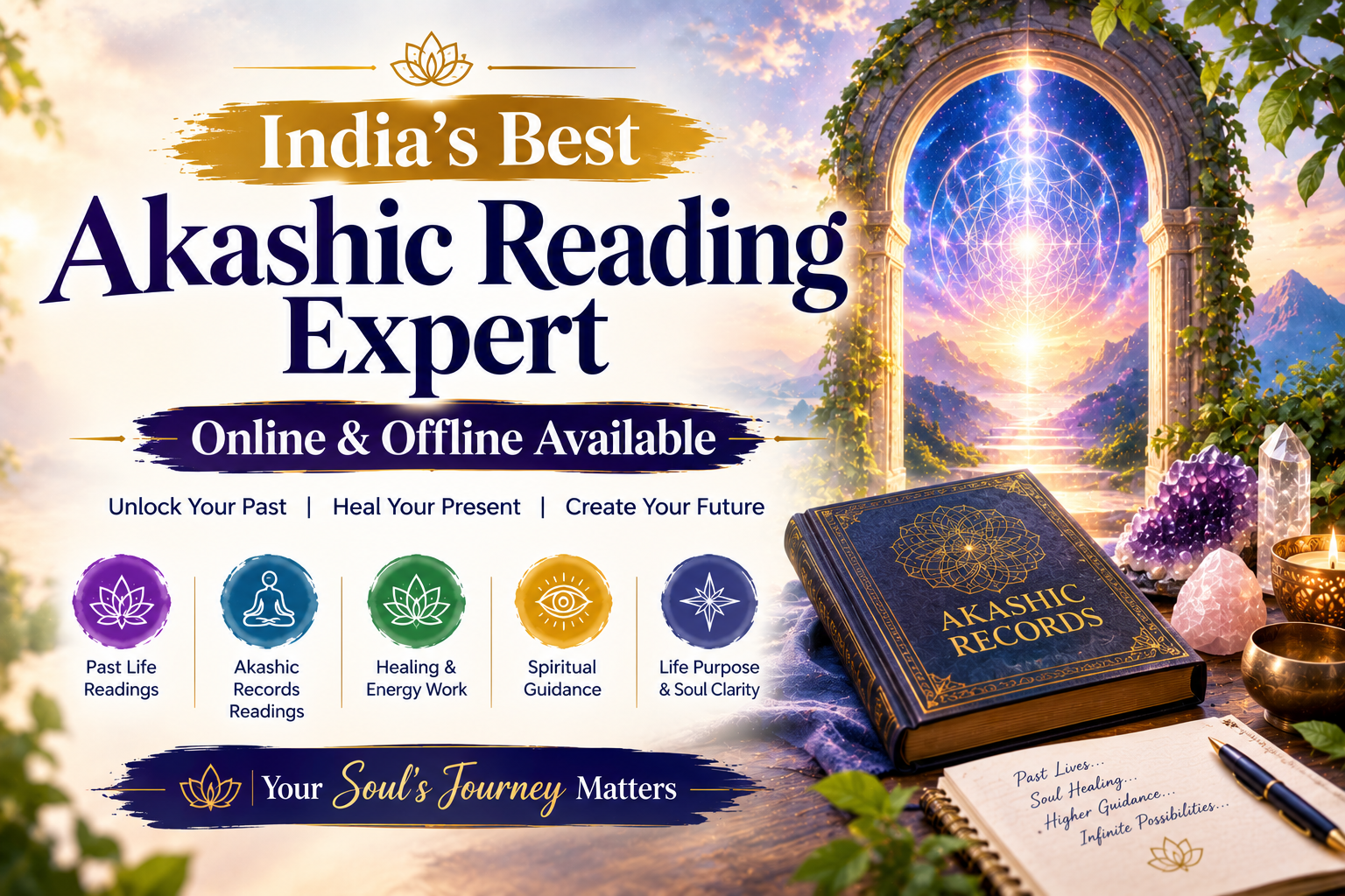 India's Best Akashic Reading Expert : Online & Offline Available